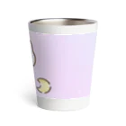 ゆにねこ惑星の🦄ゆにねこ🦄水色(髪色) Thermo Tumbler