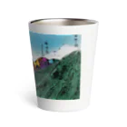 Lunannieの涸沢ヒュッテから見える山々 Thermo Tumbler