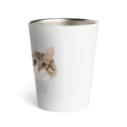 みきぞーん｜保護猫 ミッキー画伯と肉球とおともだちのrom & sol Thermo Tumbler