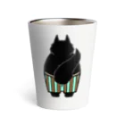 そのへんの黒猫の黒猫前後 Thermo Tumbler