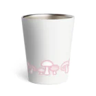 とろけるでべちゃんのでべちゃん と きのこ Thermo Tumbler