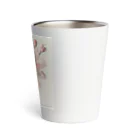 botanicalartAIの春のふんわり桜の花のアート Thermo Tumbler