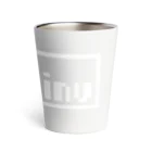 shibainu-yaのshibainu_white Thermo Tumbler