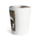 travelohayuの振り返り美猫図 Thermo Tumbler