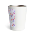 orange_honeyの花柄17-4 Thermo Tumbler