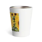 喜満満猫 ARTS STOREのひまわり🌻喜満満猫 Thermo Tumbler