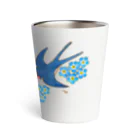 segasworksのForget me (k)not（抱きツバメちゃん） Thermo Tumbler