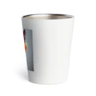 den_hartの我慢顔の三毛猫くん Thermo Tumbler