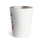 Vasetti_pressのフクロウとコーヒー Thermo Tumbler