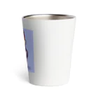 街の雑貨屋さんのかわいいたぬきのドット絵グッズ Thermo Tumbler