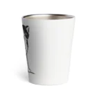 Saza-nami Antique designの白黒ねこ Thermo Tumbler