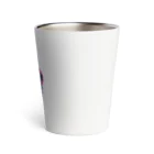 N SAUNA LOGOのネオン風花柄サウナロゴ11　花柄ver.4 Thermo Tumbler