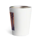 umakoiの木のようなお化けの影のドット絵 Thermo Tumbler