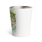 ぷにぷにのカワウソ親子 Thermo Tumbler