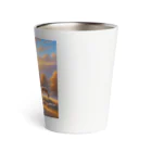 DeenaDeeのGolden Hour Embrace  夕暮れの抱擁 Thermo Tumbler