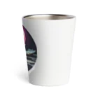 RetrowaveFlowerのRetrowaveFlower-睡蓮- Thermo Tumbler