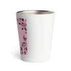 asm193のかわいい女の子の影絵 Thermo Tumbler