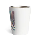Artful Whiskersの一人旅の少女 Thermo Tumbler
