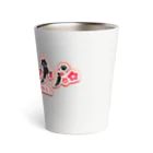 usabit.のぐっず屋さんの赤咲アタリロゴ Thermo Tumbler