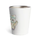 猫のきぬくんのお店のミラちゃんとウイちゃん　雪山ツアー Thermo Tumbler