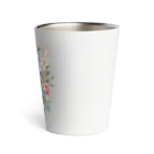 ファンシーTシャツ屋のパステルカラーの花束 Thermo Tumbler