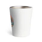 ファンシーTシャツ屋のアウトドアーワッペン夕日 Thermo Tumbler