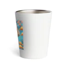 ワンちゃん大好きの熱帯魚と遊ぶトイプードル Thermo Tumbler