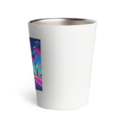 お茶目なドット絵のドッド絵車 Thermo Tumbler