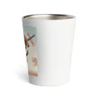 andanteのわくわくshopの猫と侍 Thermo Tumbler