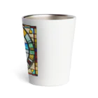 alphabet stained glassのstained glass S Thermo Tumbler