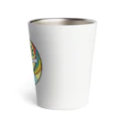 aloha_world_in_circleのjapan mount Fuji rainbow Thermo Tumbler