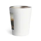 AQUAMETAVERSEのサングラスをかけた、かわいい犬 Marsa 106 Thermo Tumbler