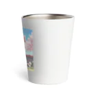 yoiyononakaの春と桜と虎縞白猫06 Thermo Tumbler