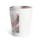 bellzetのWhite Pink Druid Thermo Tumbler