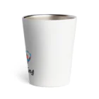 G.O.A.T.designのカラフルな模様を身に纏った犬 Thermo Tumbler