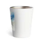 June06の紫陽花と雨【水彩画風シリーズ】 Thermo Tumbler