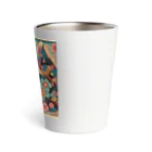 chaochao0701の浮世絵風　カラフル猫「Ukiyo-e-style Colorful Cat」「浮世绘风格的多彩猫」 Thermo Tumbler