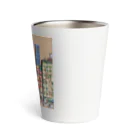 ヲシラリカの油絵　知らない都市の風景　ノスタルジー Thermo Tumbler