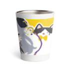 キャバクラ如月SUZURI店の如月家SDイラスト Thermo Tumbler