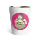 Y-C-PRINT-S-SHOPのネコてんこもり・ガール・タンブラー Thermo Tumbler