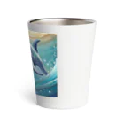 InkCraftsのかわいいイルカ Thermo Tumbler