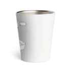 kiddingrOOmの無・ホワイト Thermo Tumbler