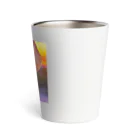 Natural Eleganceの麦わら帽子のクラシックガール Thermo Tumbler