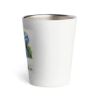 OkometoOmochiの紫陽花とポップコーン Thermo Tumbler