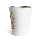 あとりえmignonのハロウィンドッグ Thermo Tumbler