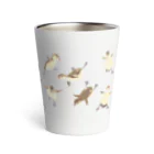 piro piro piccoloのjumping duckling Thermo Tumbler