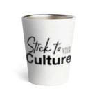 Stick To Your CultureのSTYC logo&hushtag Thermo Tumbler