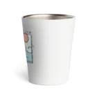 surf girl illustration yuriの海へ行こう（裸眼編） Thermo Tumbler