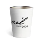 campailのCampail LogoType-Black Thermo Tumbler