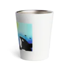 baddogのシャチの親子 Thermo Tumbler